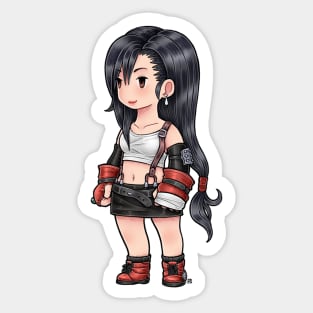 FF3 Styled Tifa Sticker